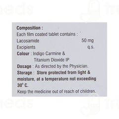 Lacoshine 50 MG Tablet 10