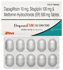 Dapazol Sm 10/100/500 Tablet 10