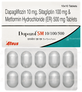 Dapazol Sm 10/100/500 Tablet 10