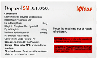 Dapazol Sm 10/100/500 Tablet 10