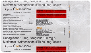 Dapazol Sm 10/100/500 Tablet 10