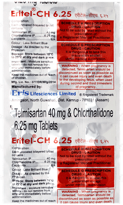 Eritel Ch 6.25 Tablet 15