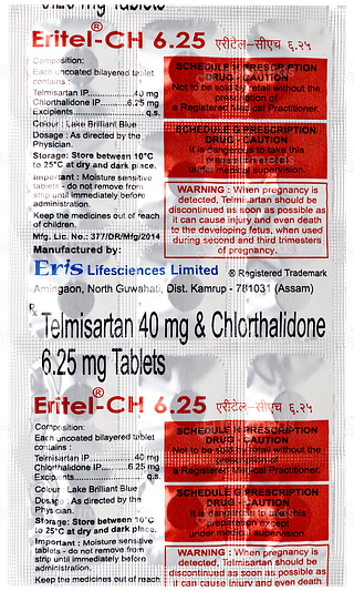 Eritel Ch 6.25 Tablet 15