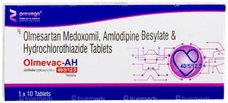 Olmevac Ah 40/5/12.5 Tablet 10