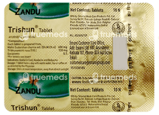 Zandu Trishun Tablet 10