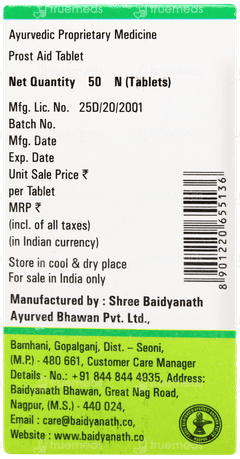 Baidyanath Prostaid Tablet 50