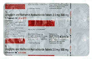 Linanat M 2.5/500 MG Tablet 10