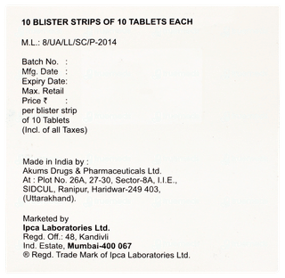 Zerodol Tc Tablet 10