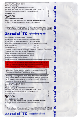 Zerodol Tc Tablet 10