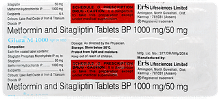 Glura M 1000 Tablet 15