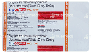 Sita Od Msr 100/1000 MG Tablet 10