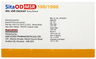 Sita Od Msr 100/1000 Tablet 10