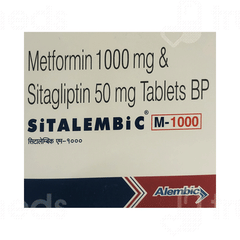 Sitalembic M 1000 Tablet 15 Sitalembic M 1000 Tablet 15