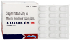 Sitalembic M 1000 Tablet 15