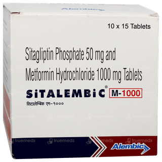 Sitalembic M 1000 Tablet 15