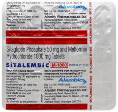 Sitalembic M 1000 Tablet 15 Sitalembic M 1000 Tablet 15