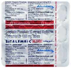 Sitalembic M 1000 Tablet 15 Sitalembic M 1000 Tablet 15