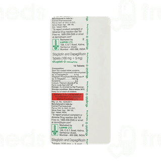 Lupisit D 100mg/5mg Tablet 10