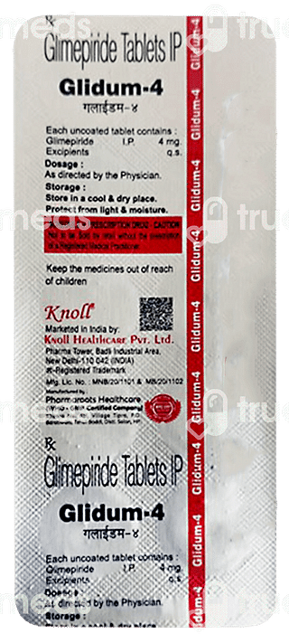 Glidum 4 MG Tablet 10