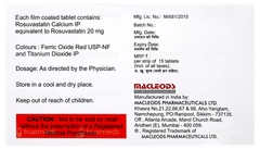 Rozustat 20 Tablet 15