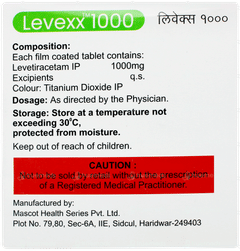 Levexx 1gm Tablet 10 Levexx 1gm Tablet 10