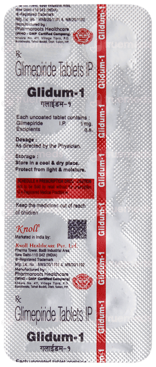Glidum 1 Tablet 10