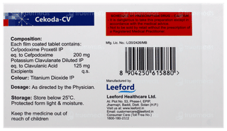 Cekoda Cv Tablet 10