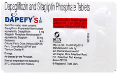 Dapefy S 5/50 Tablet 15 Dapefy S 5/50 Tablet 15