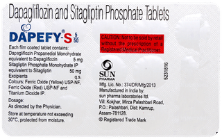 Dapefy S 5/50 Tablet 15
