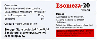 Esomeza 20 Tablet 10