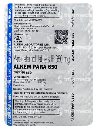 Alkem Para 650 Tablet 20