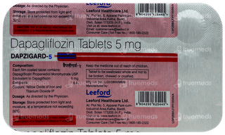 Dapzigard 5 Tablet 15
