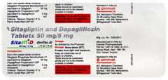 Sitazit D 50mg/5mg Tablet 10 Sitazit D 50mg/5mg Tablet 10