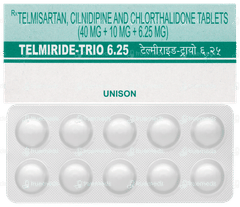 Telmiride Trio 6.25 Tablet 10