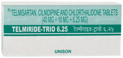 Telmiride Trio 6.25 Tablet 10