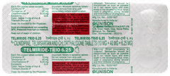 Telmiride Trio 6.25 Tablet 10