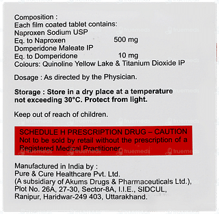 Naprostrong D 500 MG Tablet 10