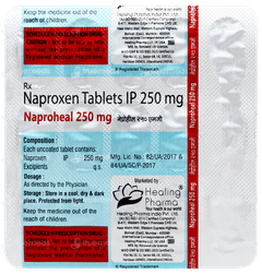 Naproheal 250mg Tablet 15