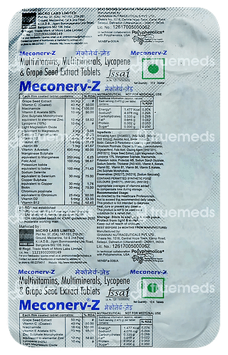 Meconerv Z Tablet 15