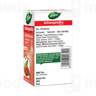 Dabur Ashwagandha Immunity Booster Tablet 60 + 20 Free