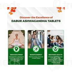 Dabur Ashwagandha Immunity Booster Tablet 60 + 20 Free