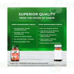Dabur Ashwagandha Immunity Booster Tablet 60 + 20 Free Dabur Ashwagandha Immunity Booster Tablet 60 + 20 Free