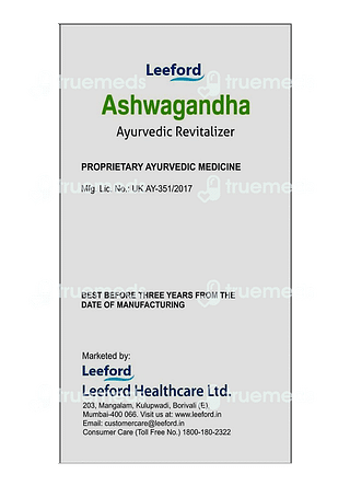 Leeford Ashwagandha Tablet 60