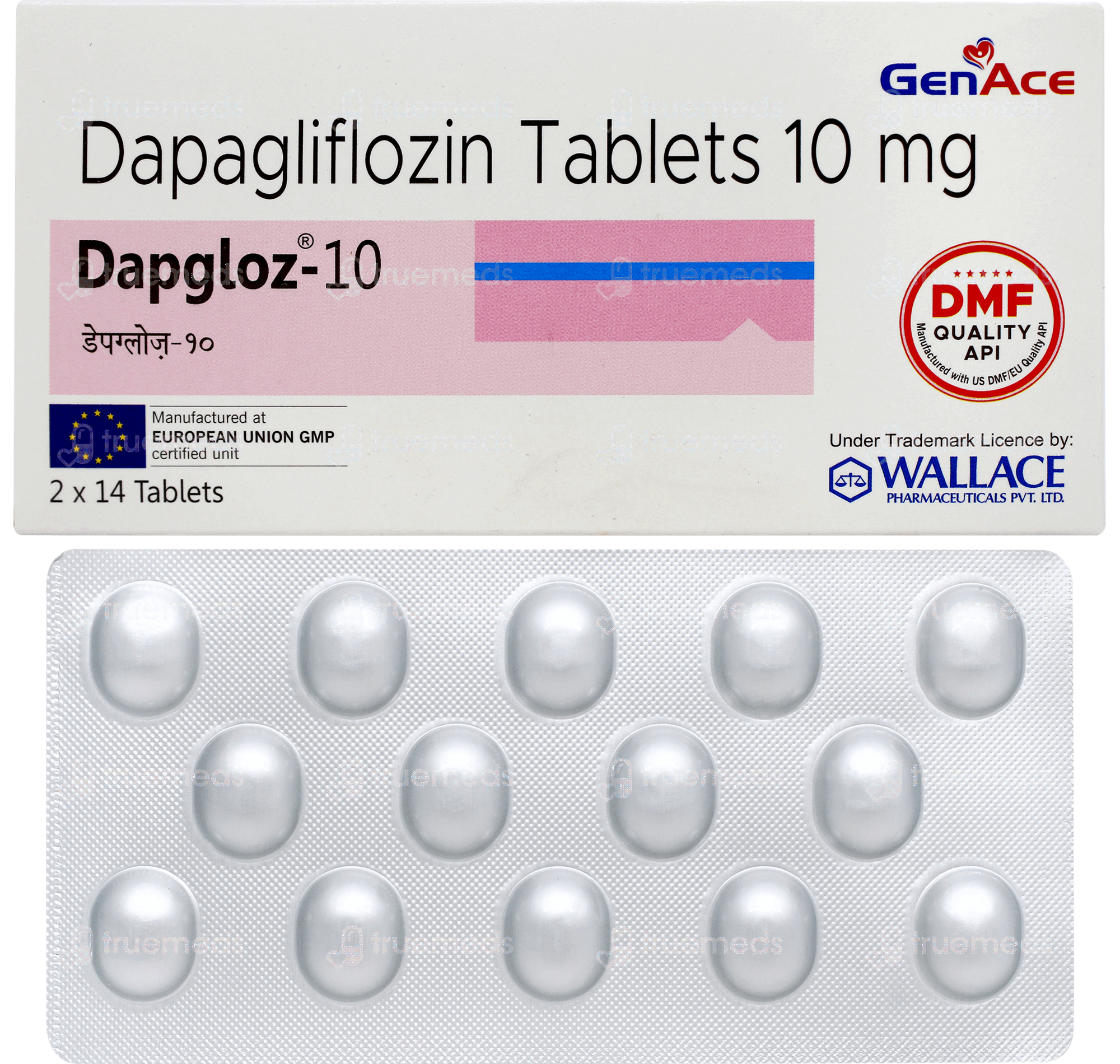 Dapgloz 10 Tablet 14 - Uses, Side Effects, Dosage, Price | Truemeds