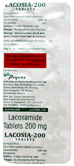 Lacosia 200 Tablet 10 Lacosia 200 Tablet 10