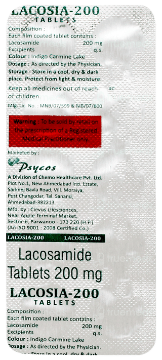Lacosia 200 Tablet 10
