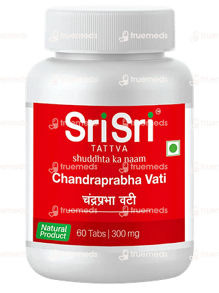 Sri Sri Tattva 300 MG Chandraprabha Vati 60