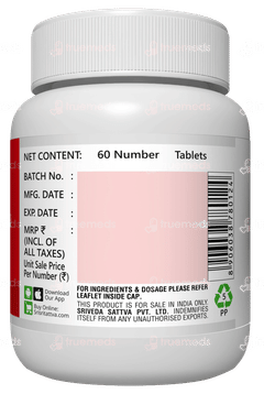 Sri Sri Tattva Chandraprabha Vati 300Mg Tablet 60