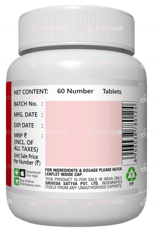 Sri Sri Tattva Chandraprabha Vati 300Mg Tablet 60
