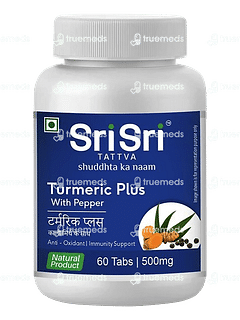 Sri Sri Tattva Turmeric Plus 500 MG Tablet 60